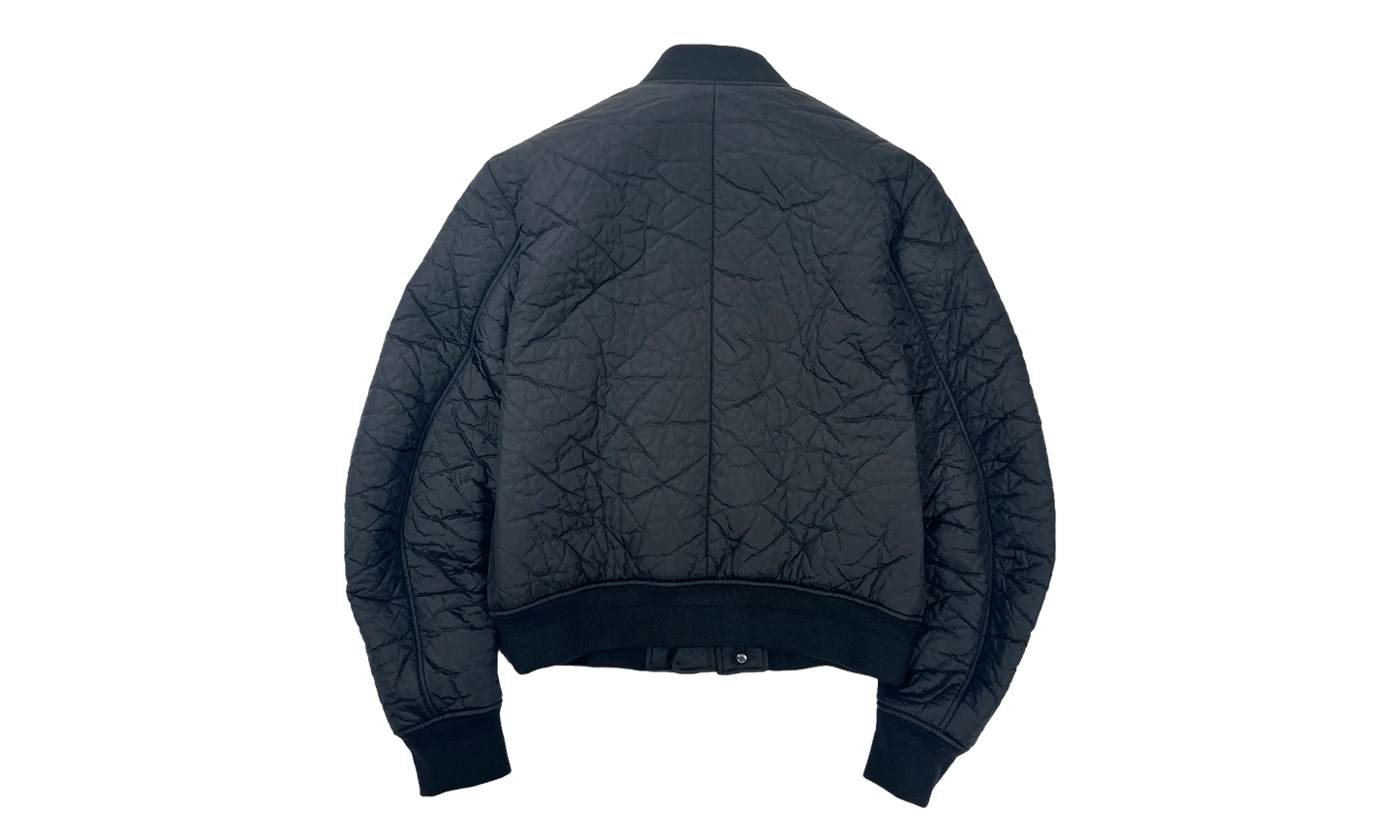 MA Logo Crinkle Nylon Bomber Jacket "Navy" PF22MOS011 001