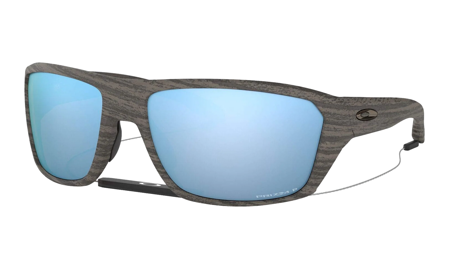 Split Shot Polarized Sunglasses "Woodgrain / PRIZM Deep Water Polarized" OO9416 16