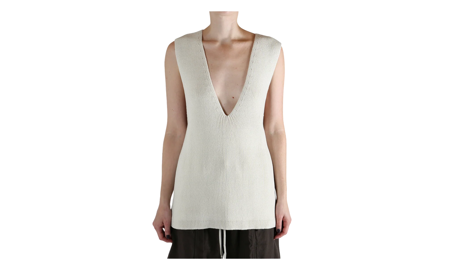 Maglia V Neck Top WMNS "Natural" RO02E4658 KWVH 21