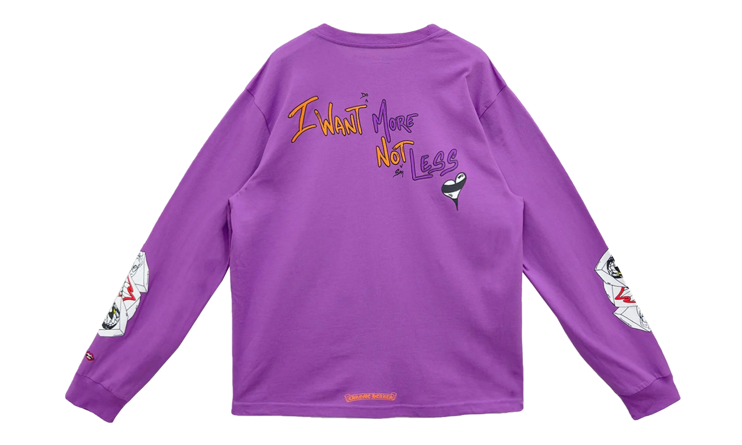 Matty Boy "I want more not less" Longsleeve "Purple" CHRM0817
