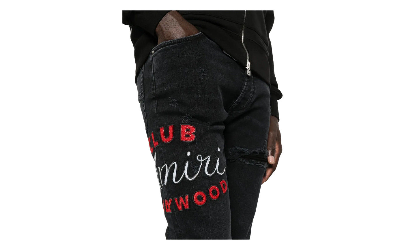 MX1 Club Logo Jeans "Dusk Black" AMDNSY1168 636