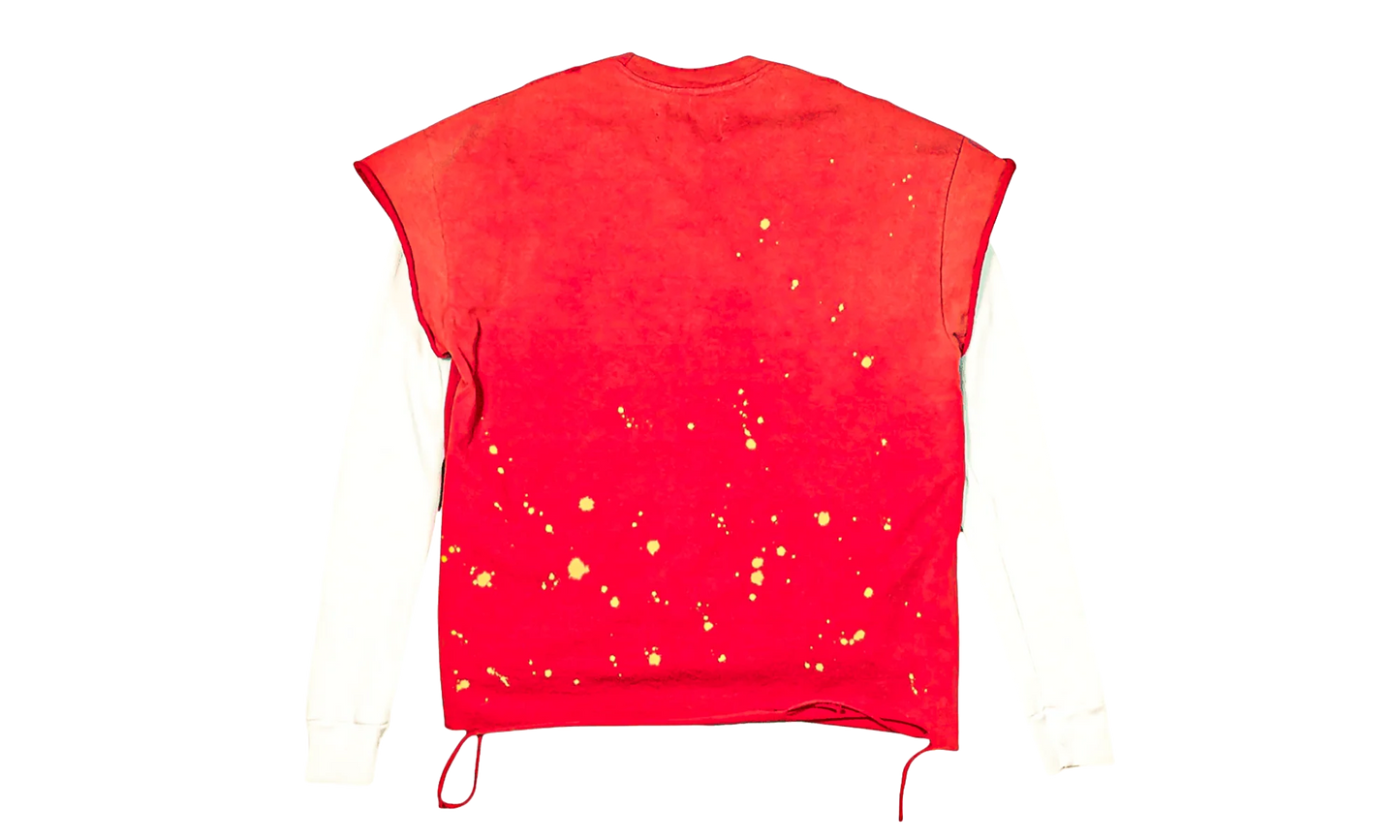 Luke Thermal Long Sleeve Tee Shirt "Red White" PS26TEE006 RED