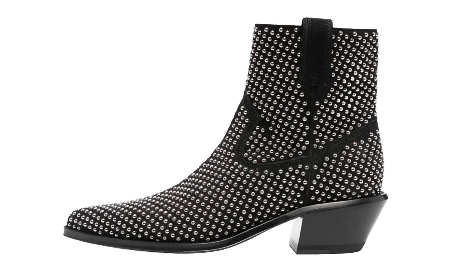 Stud Texas 55mm Ankle Boots "Black" OWID049F23LEA0011072