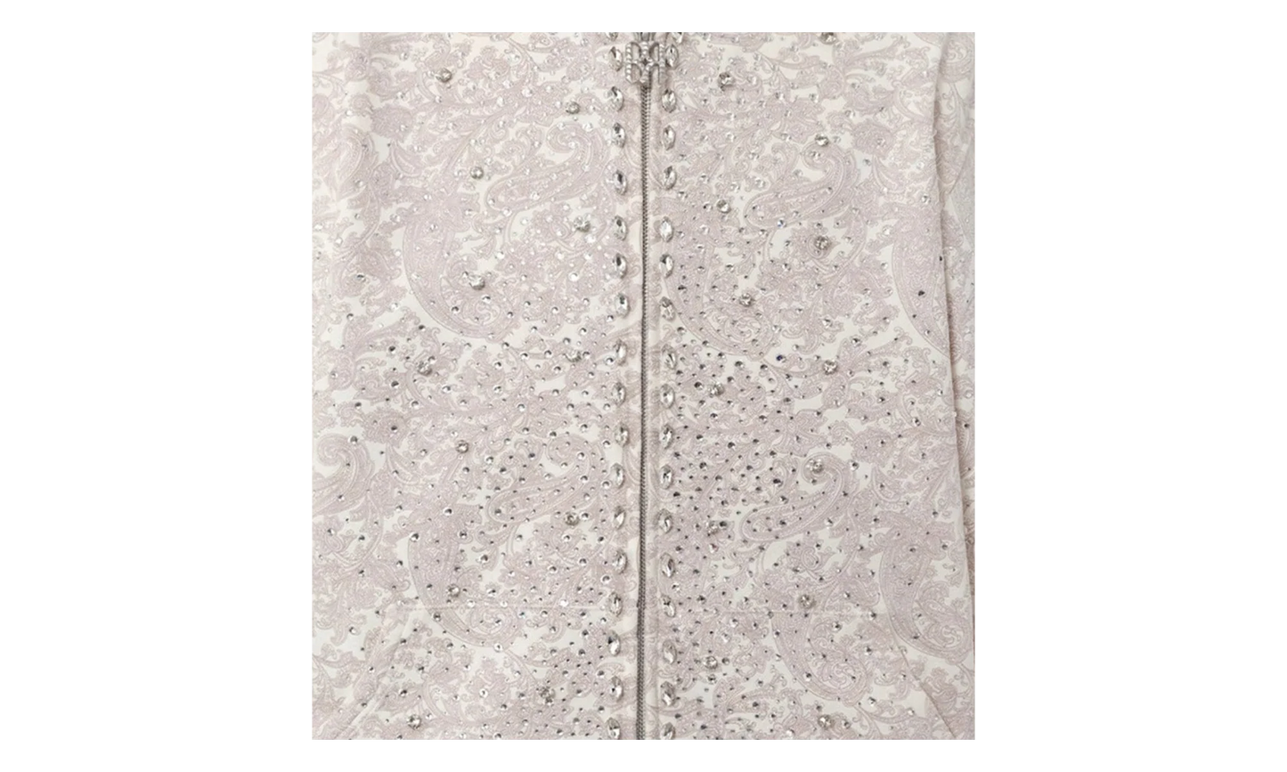 Cashew Blossom Zip-Up Jacket "Cream" BC25FWHA02 WHIT