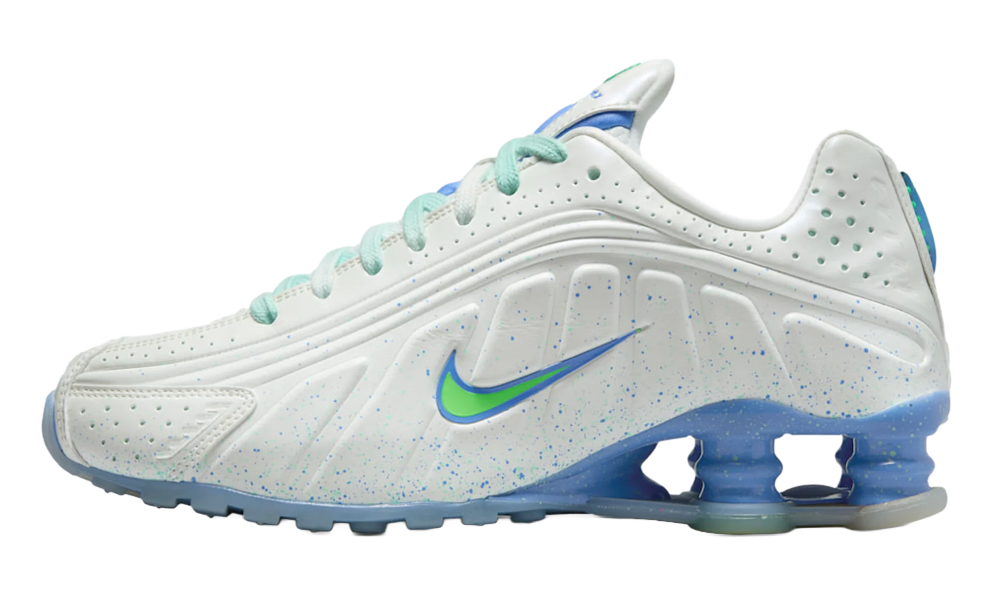 Shox R4 WMNS "Summit White / Royal Pulse / Mint Foam / Green Strike" IH2343 100