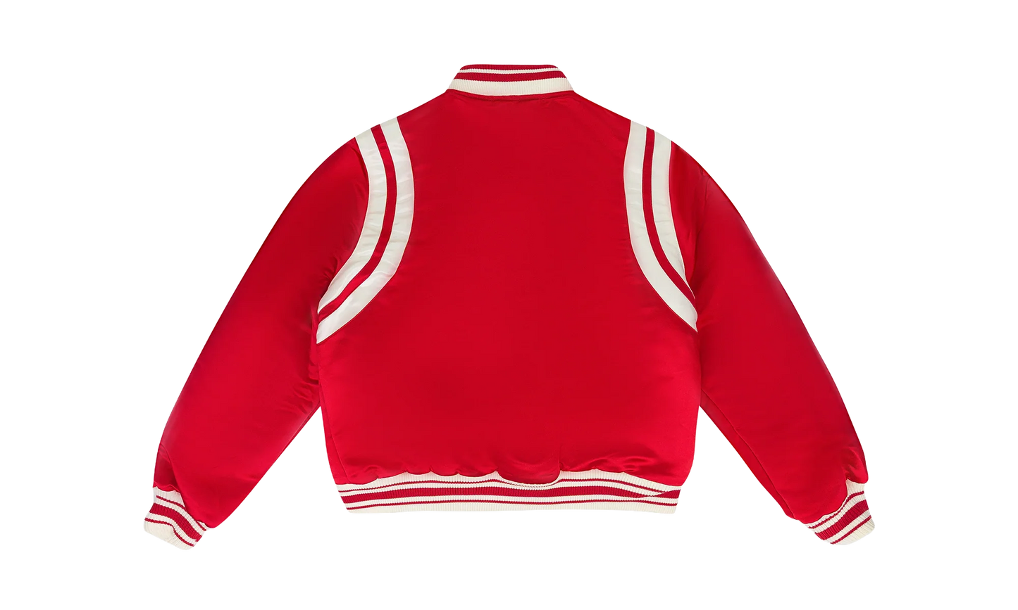 Satin Varsity Jacket "Red" RHPS24JA08613135