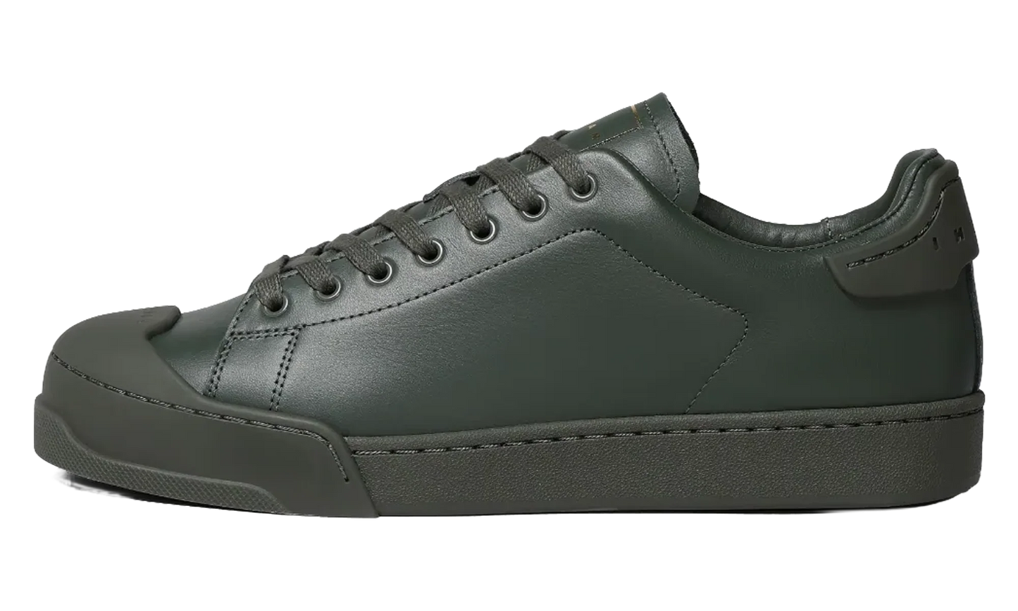 Dada Bumper Low Top Leather Sneakers "Juniper Green" SNZU013401 P5703 00V91