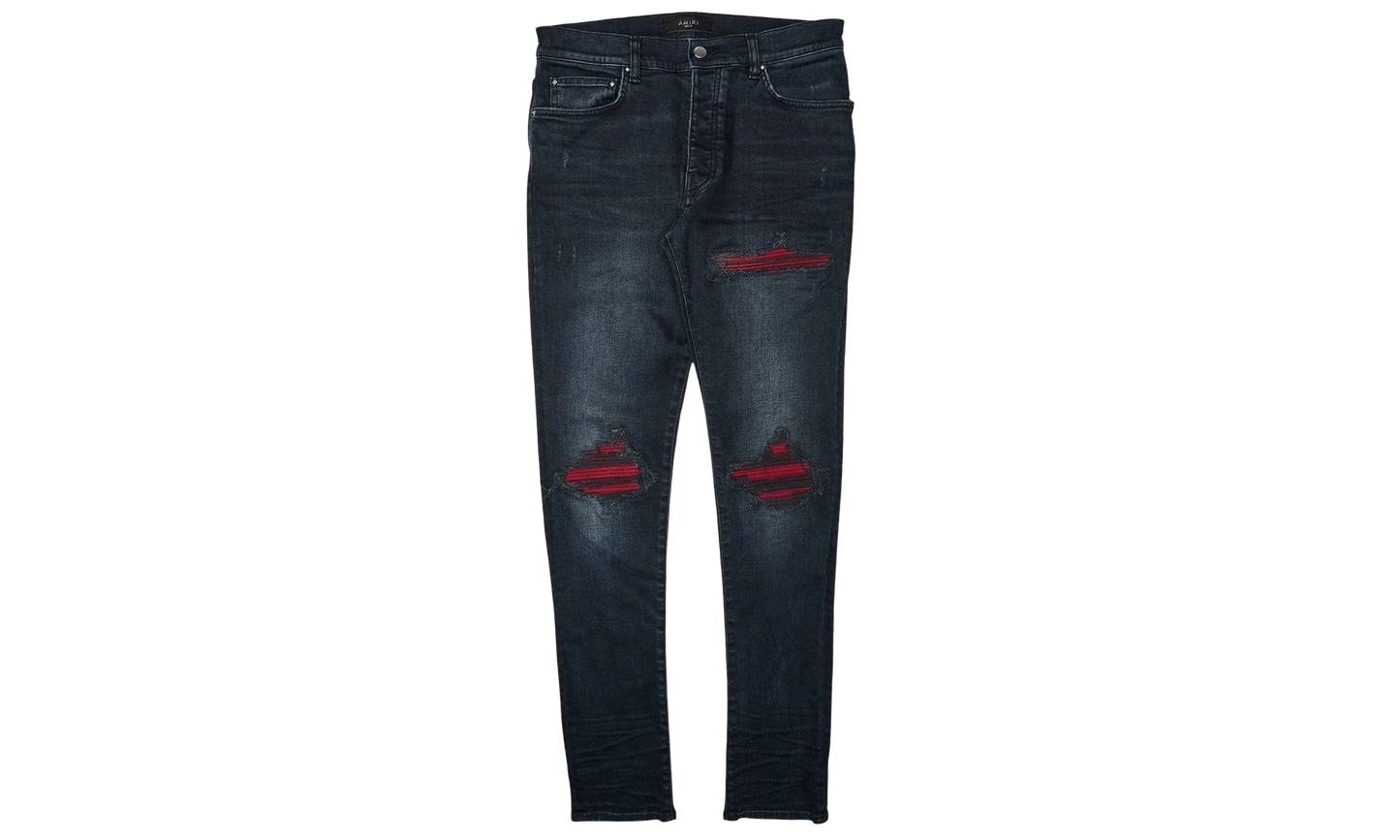 MX1 Ultra Suede Patch Jeans "Midnight Indigo Merlot" AMDNSY1099 949