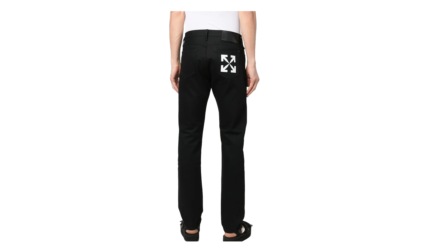 Single Arrow Slim Jeans "Black" OMYA102C99DEN0051001