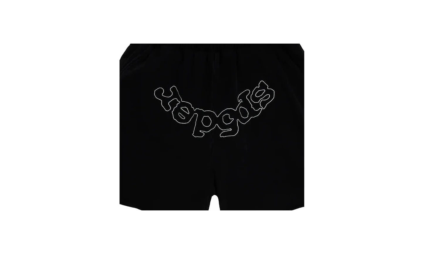OG Logo Embroidered Sweatshort "Black" SP5der251