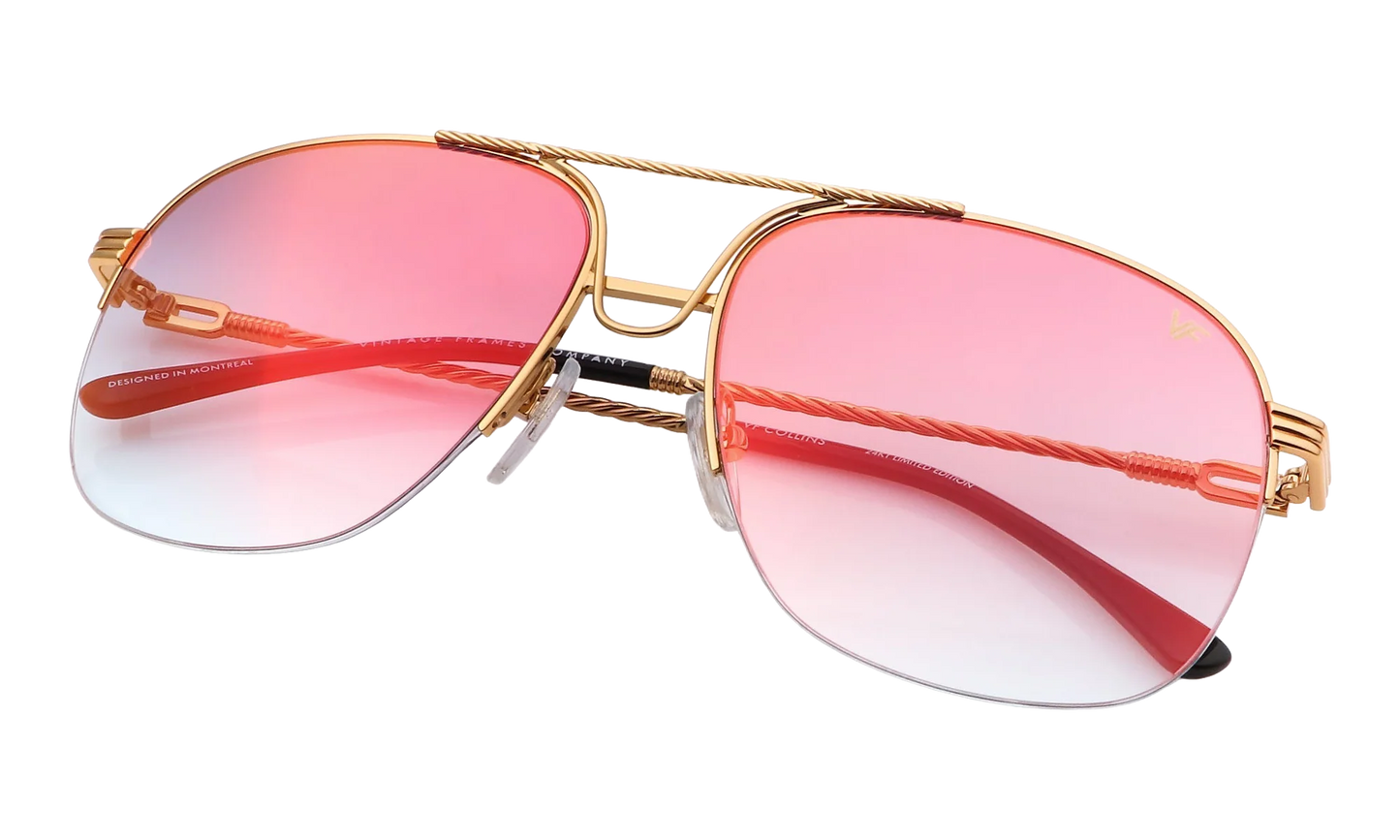 Collins Half Rim 24KT "Yellow Gold / Grape Pop" MPCL2 0001 54T4