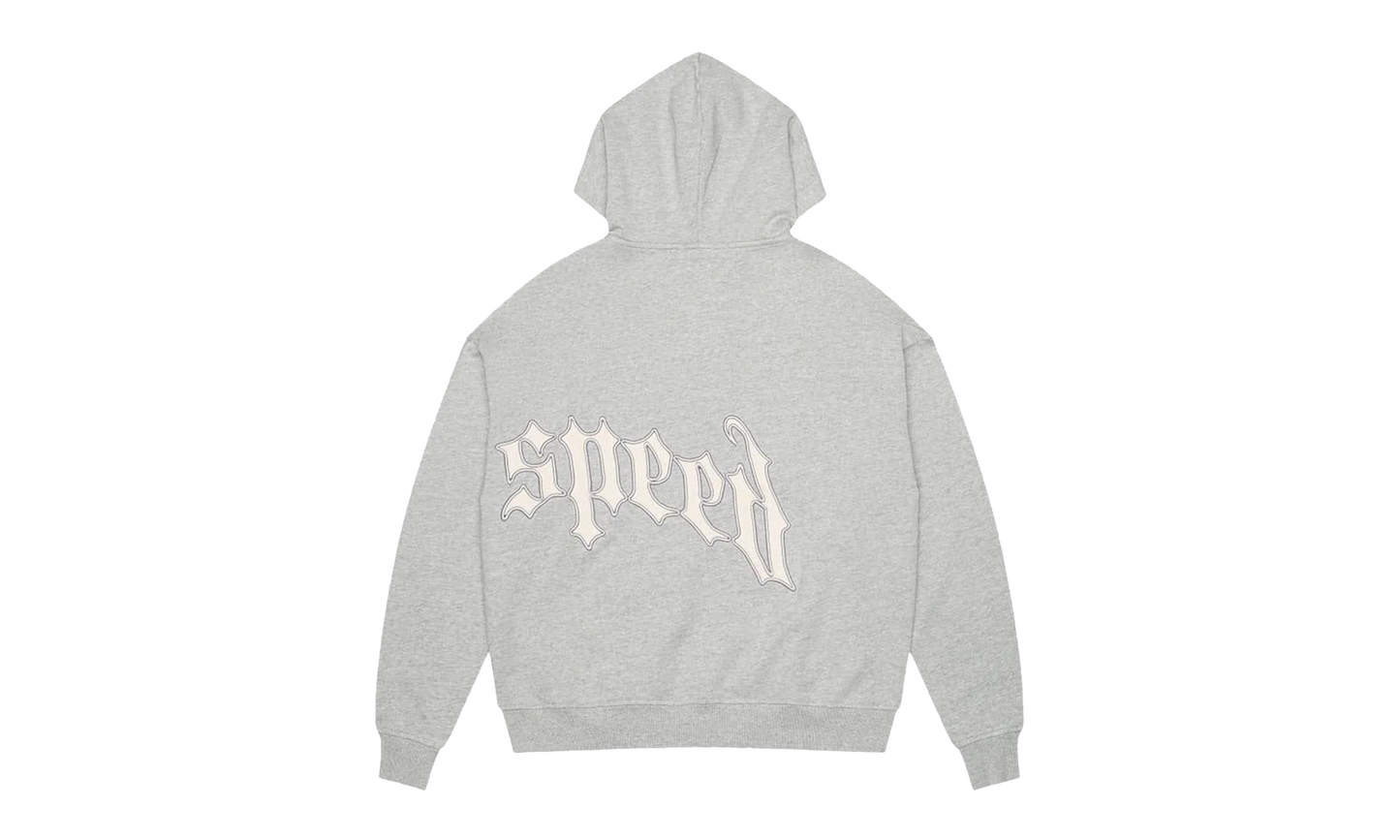 OG Logo Hoodie V2 "Grey / Silver Satin" KNKR1FEH