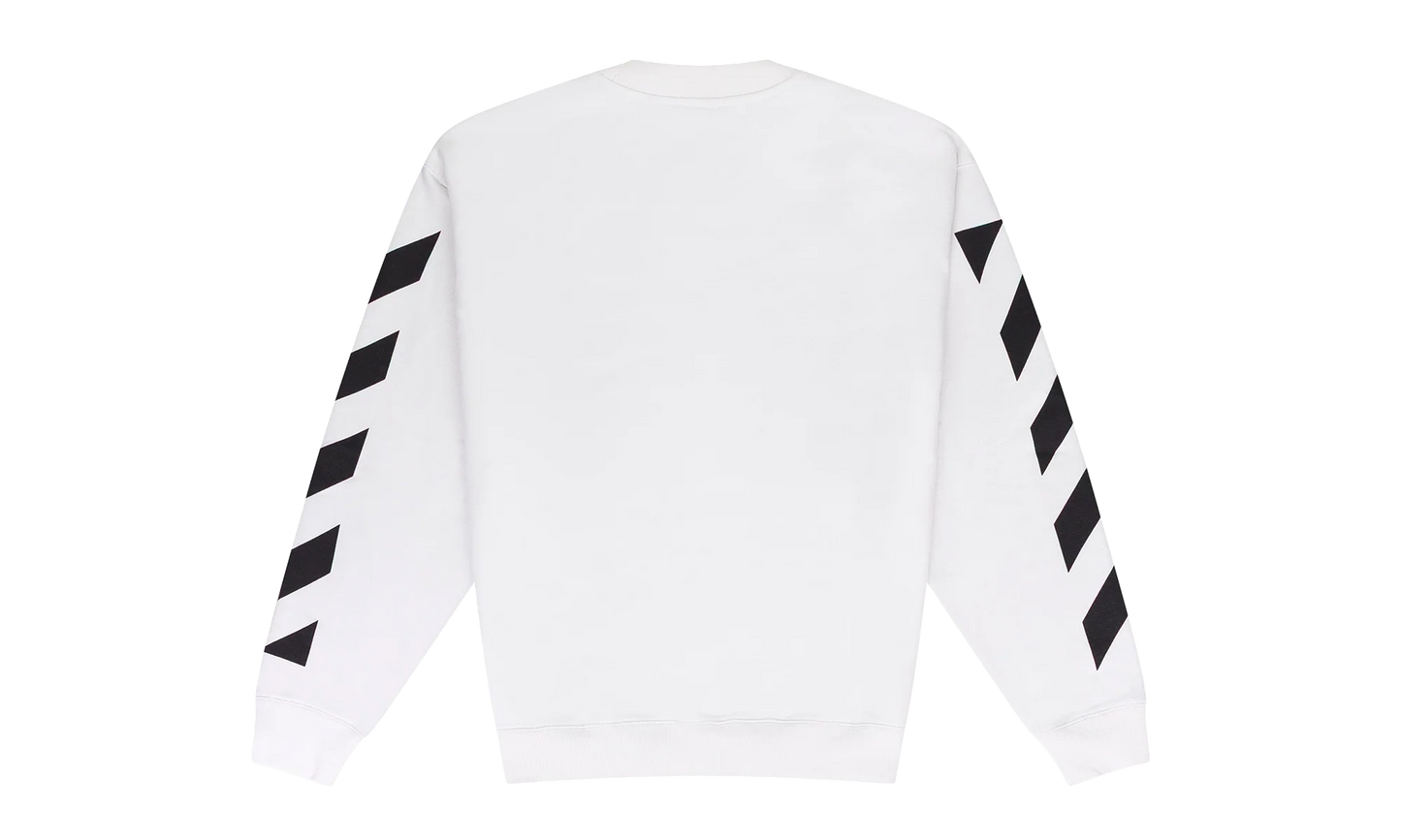 Diagonal Crewneck "White" OFW MHDS 0202