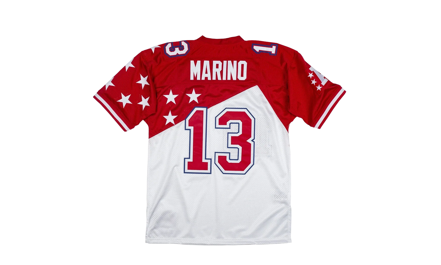NFL Dan Marino Authentic Jersey "1994-95 AFC - White / Red" AJY6LG19125 AFCWHRD94DMA