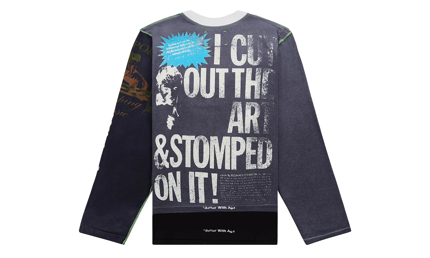 Rivka Reversible Long-Sleeve Tee "Horse" BWA65