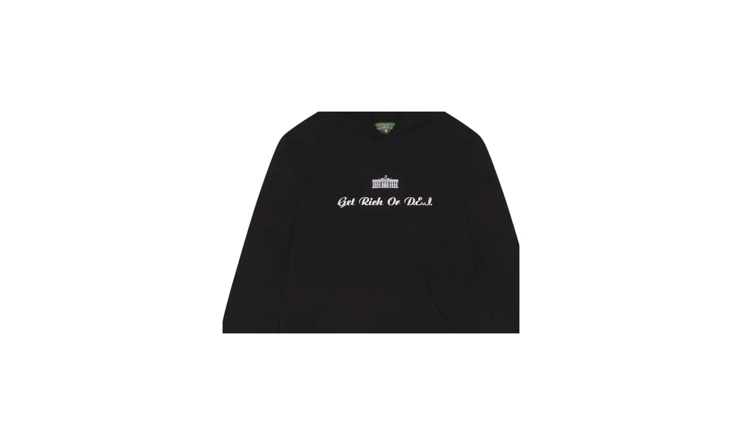 Get Rich or DEI Hoodie "Black" DT342