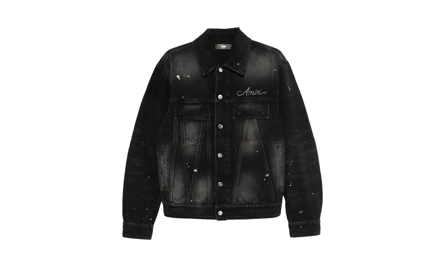 Bleach Bandana OS Denim Jacket "FADED BLACK" AMDNTR1025