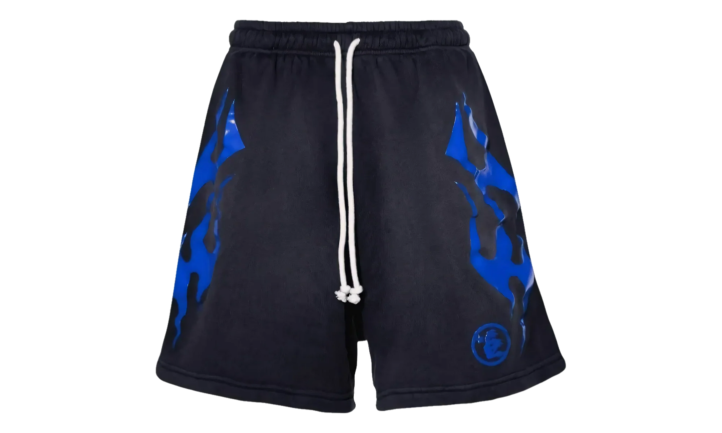 Flame Shorts "Black / Blue" HSR098