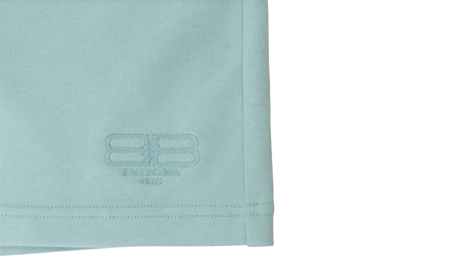 SWEAT PANTS SHORTS "Green" 676137TMVG64947AQUA