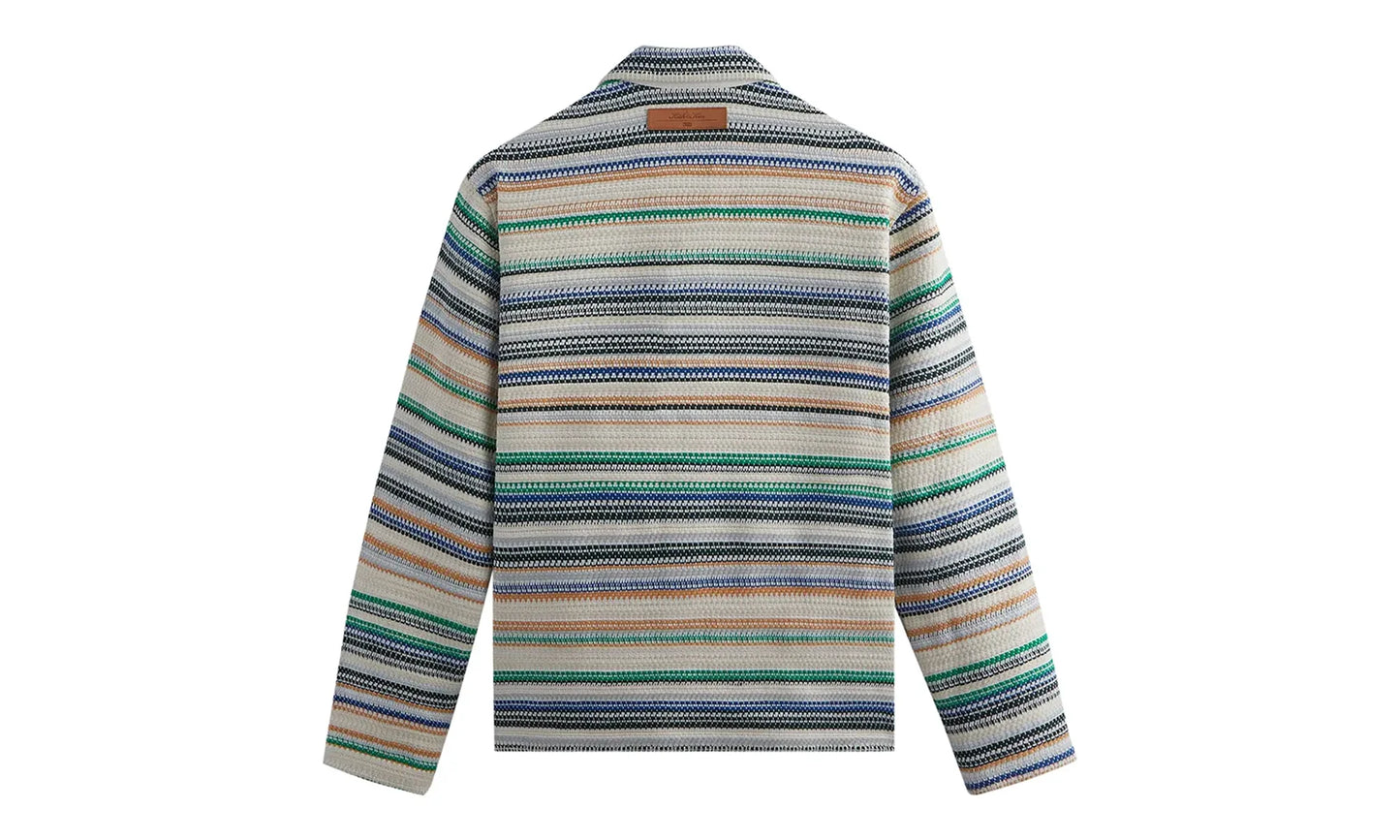 Woven Stripe Coaches Jacket "Current" khm010286 412