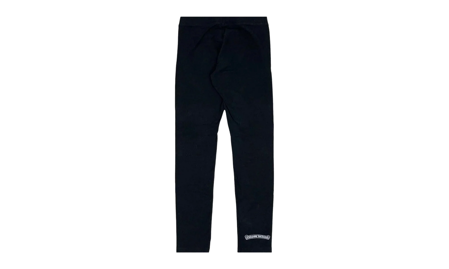 Red Scroll With Crosses Sweatpants "Black" CHRM0708