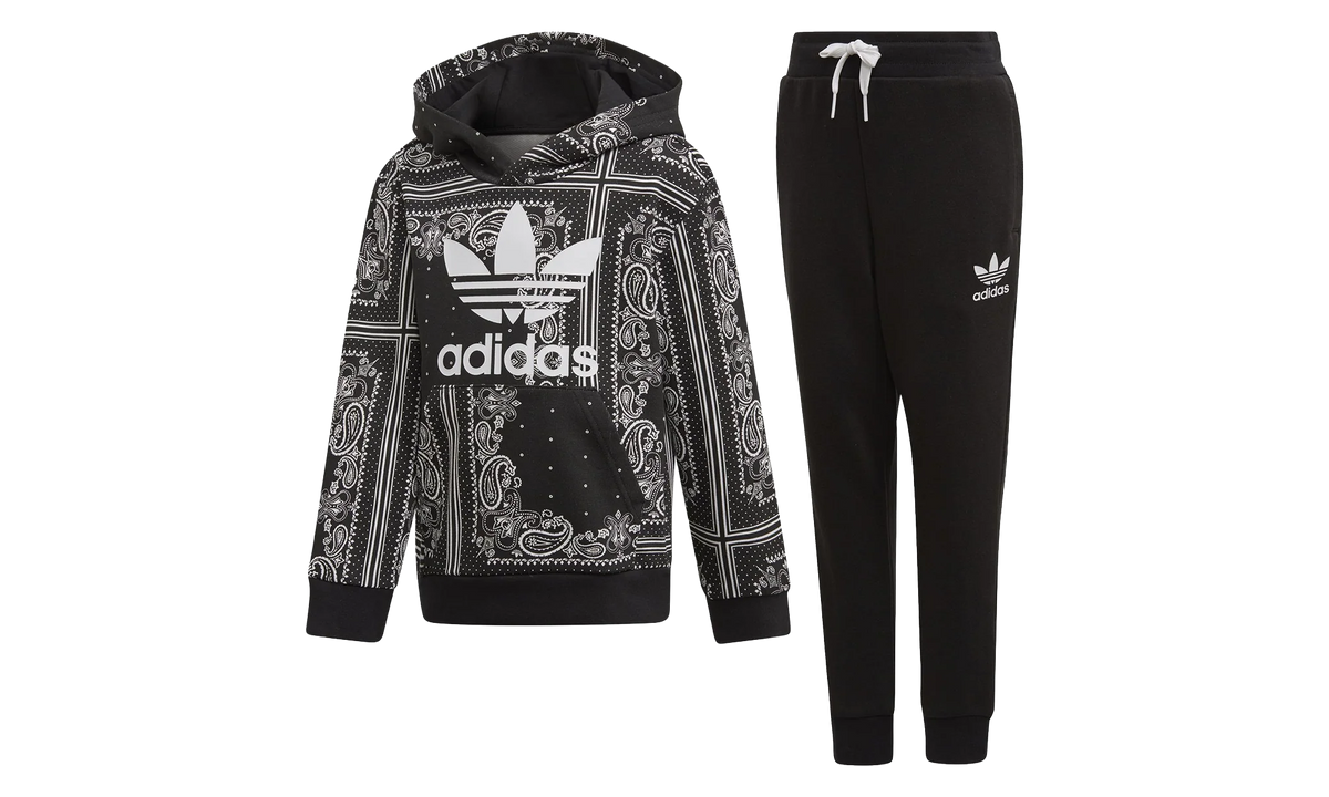 Bandana Hood Set GS "Black / White" DW3848