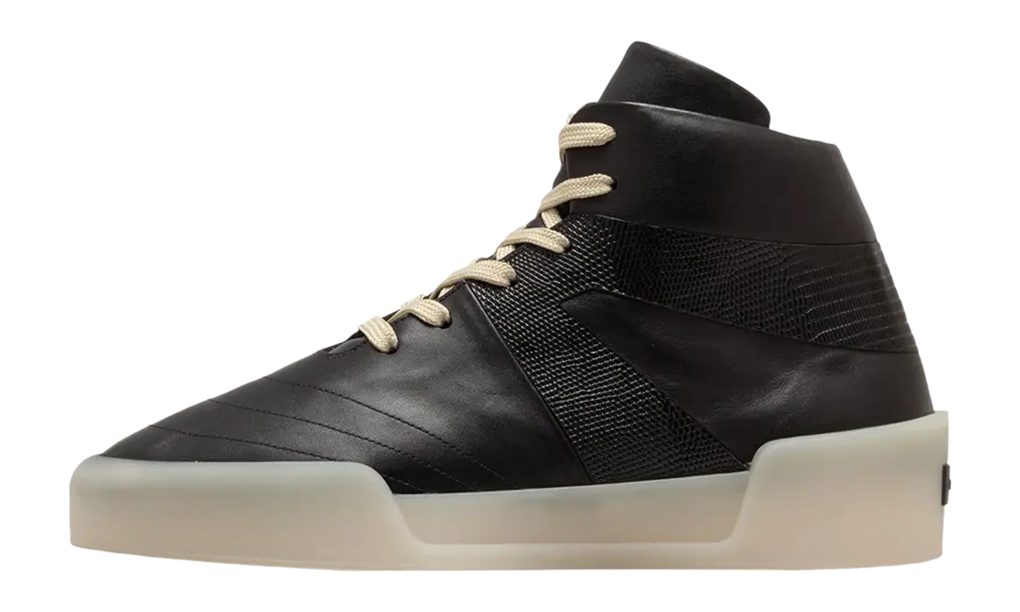 Basketball Flat Leather Sneaker "Black" FG25FW82 8025FLT 009