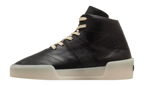 Basketball Flat Leather Sneaker "Black" FG25FW82 8025FLT 009