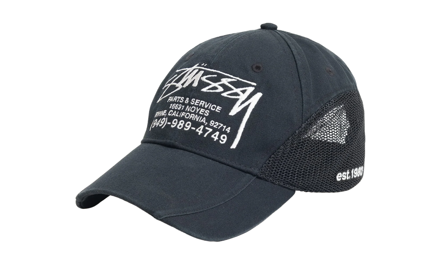 PARTS & SERVICE MESH CAP "Black" STUS436