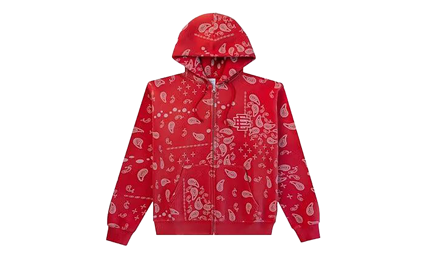 EE Zip Up Jacket (SS25) "Red Paisley" EE328