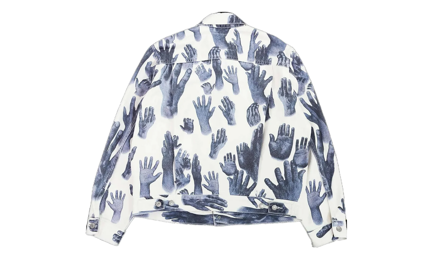 Type-2 Hands Jacket "White / Indigo" DT423
