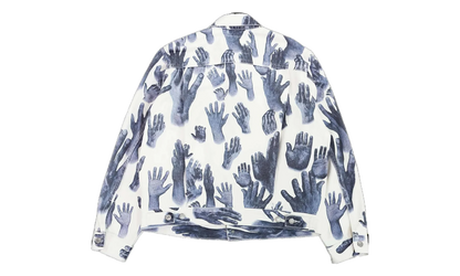 Type-2 Hands Jacket "White / Indigo" DT423