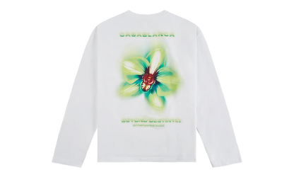 Glitch Orchid Long Sleeve T‑Shirt "White" M P26 JTS 062 02