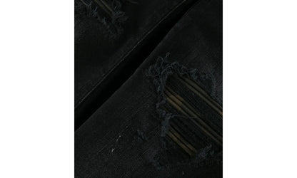 MX1 Camo Leather Patch Jeans "Aged Black" PF22MDS028 023