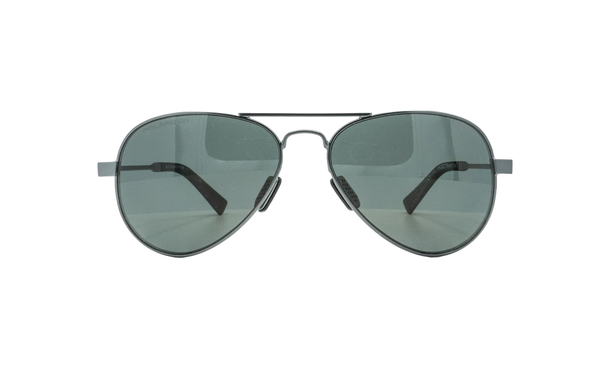 Getaway M Sunglasses "Gray Polarized - Satin Gunmetal" 8640118 910108