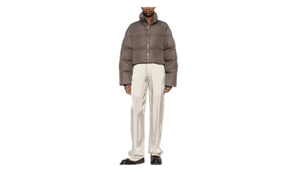Rick Owens Woven Cropped Cyclopic Jacket WMNS "Dark Dust" MON43