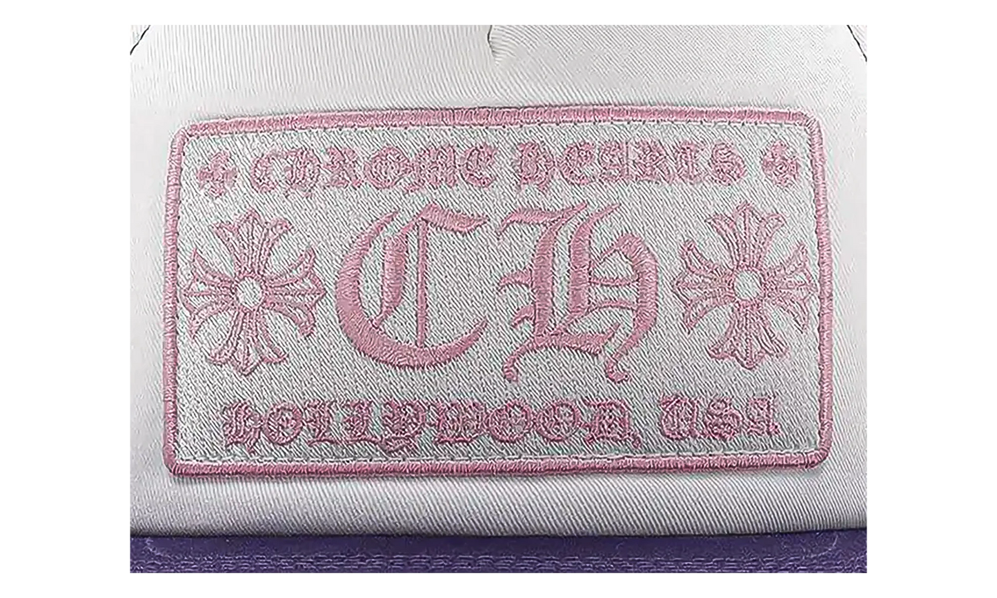 CH Hollywood Trucker Cap "Purple / White / Pink" CHRM1036