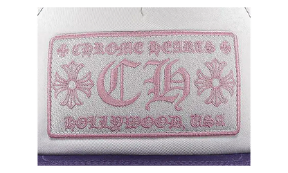 CH Hollywood Trucker Cap "Purple / White / Pink" CHRM1036
