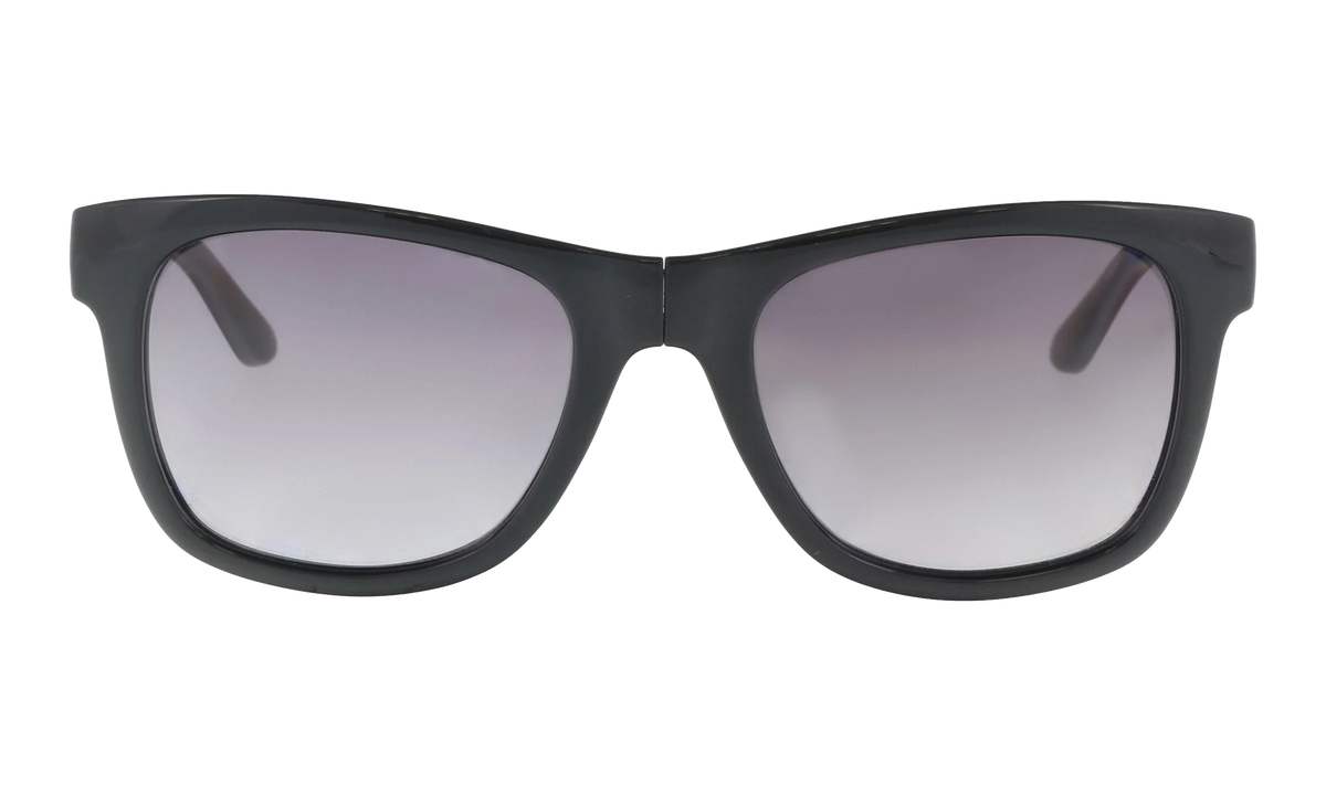 Rectangle Sunglasses "Shiny Black-Foldable" L778S-001