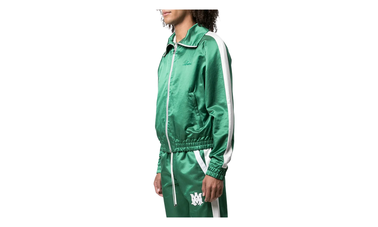 Zip Track Stripe Jacket "Tennis Green / White" MJT001 346