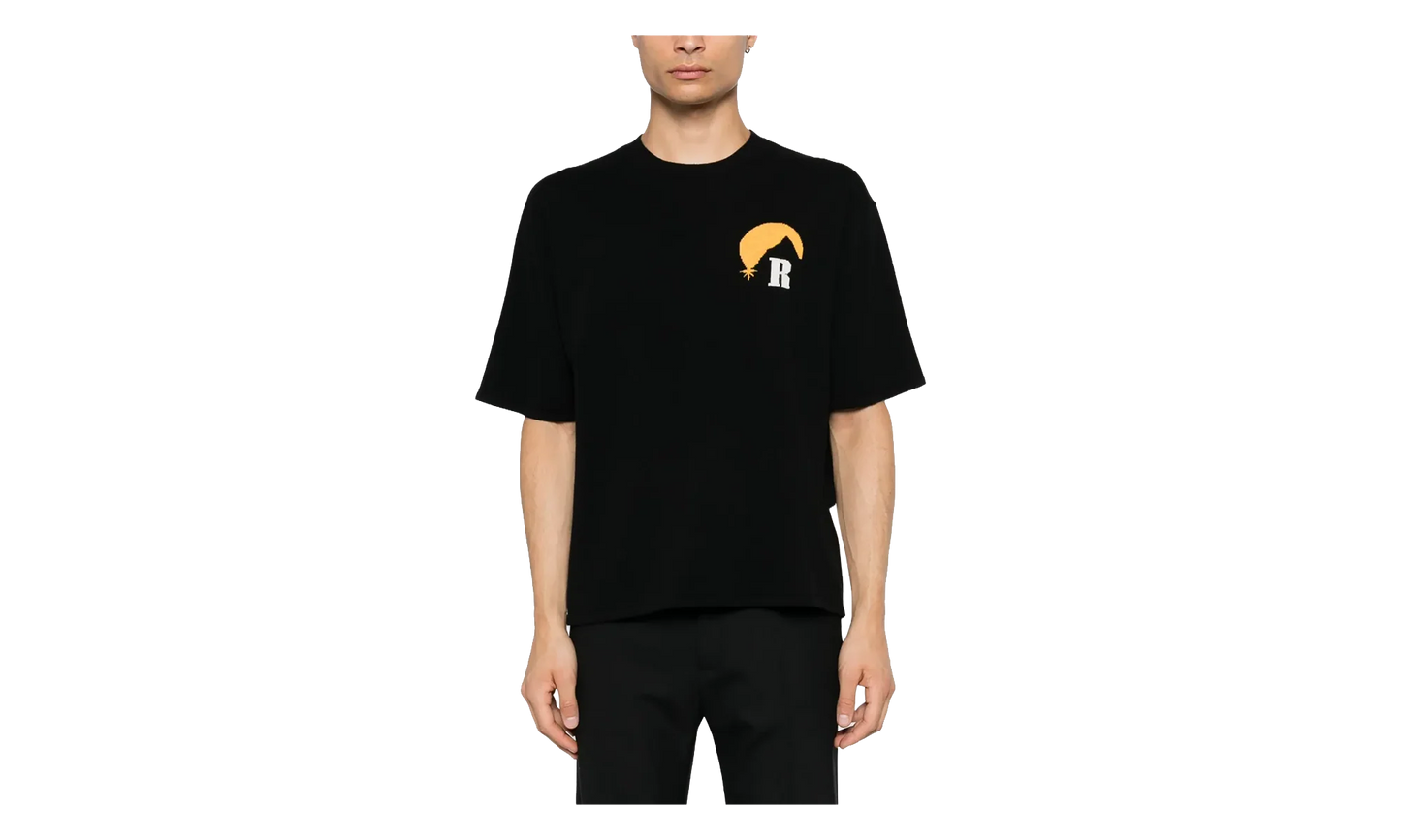 Moonlight Knit T-Shirt "Black" RHPF24TT01867 BCY
