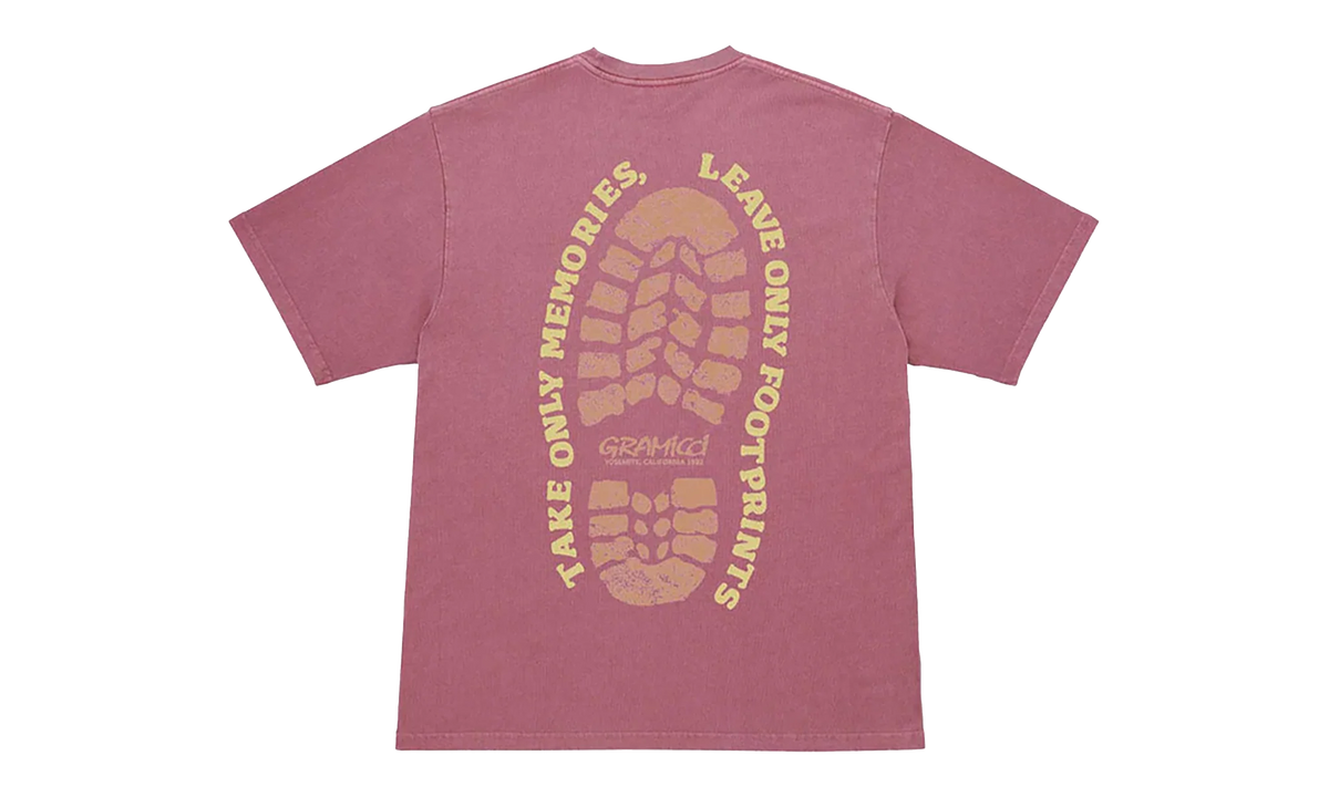 Footprints Pigment Dyed SS Tee "Red" G6SU T119 RED