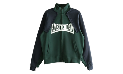 Patched Zip-Up "Emerald Green/Navy" UH76ZU760EN EMER