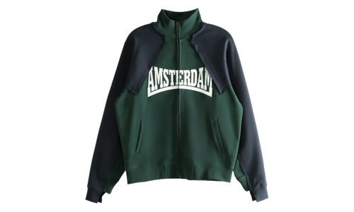 Patched Zip-Up "Emerald Green/Navy" UH76ZU760EN EMER