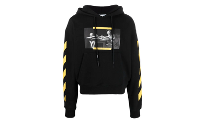 Caravaggio Painting Over Hoodie "Black / Multicolor" OMBB037F21FLE0111084