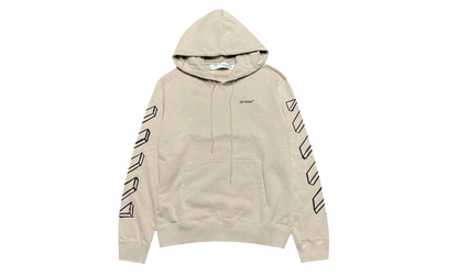 Outline Marker Arrow Hoodie "Beige" OMBB097G20FLE0021710