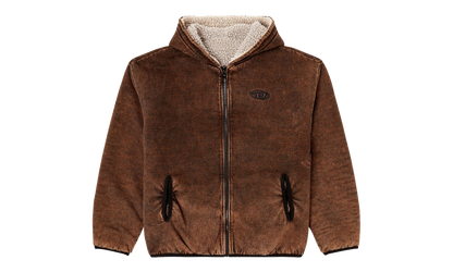 Reversible Hooded Zip Up Jacket "Brown" A199610BMCB9XXA