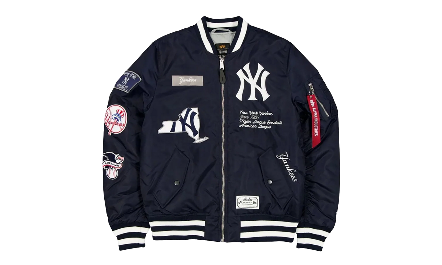 New York Yankees X Alpha Jacket "Navy" 60684045
