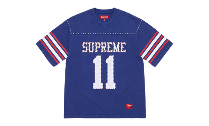 Studded S/S Football Top "SS26 - blue" SU27033