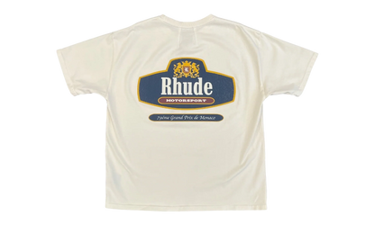 Racing Crest T-Shirt "Vintage White/ Navy" RHSS26TT04012 WHT